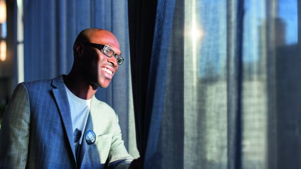 A Speck of Colour in a Sea of White